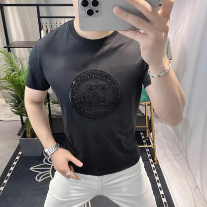 Horse Head Sequin T‑Shirt