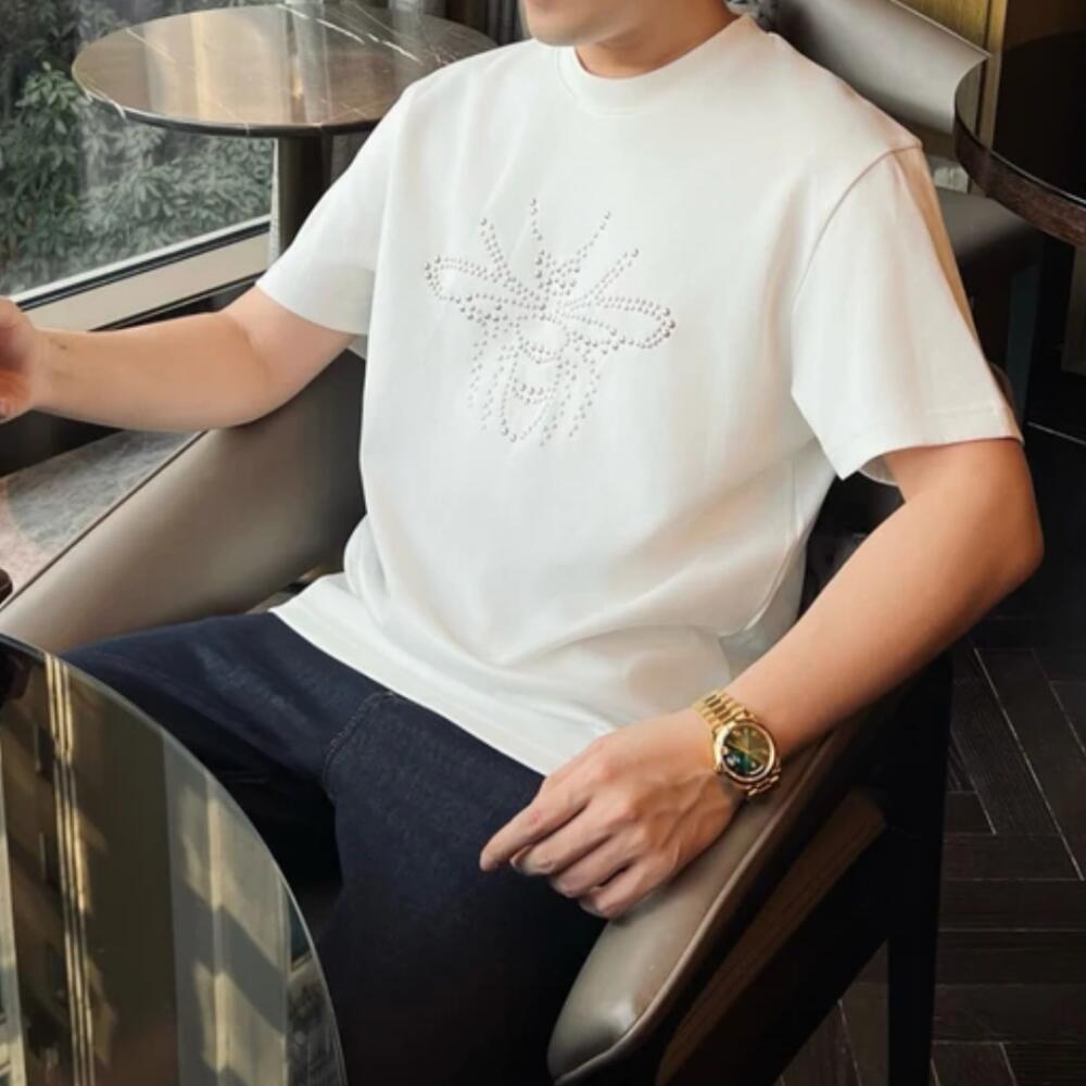 Bee Beaded T‑Shirt