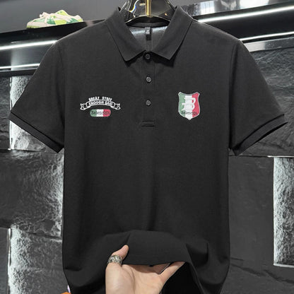 Wings Print Polo Shirt
