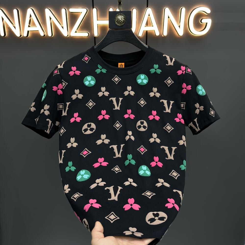 Clover Print Luxury Short Sleeve Shirt