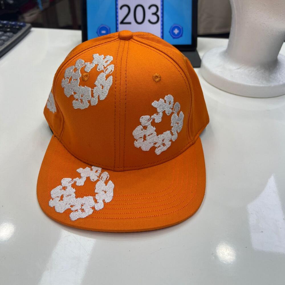 Flower Embroidered Baseball Cap