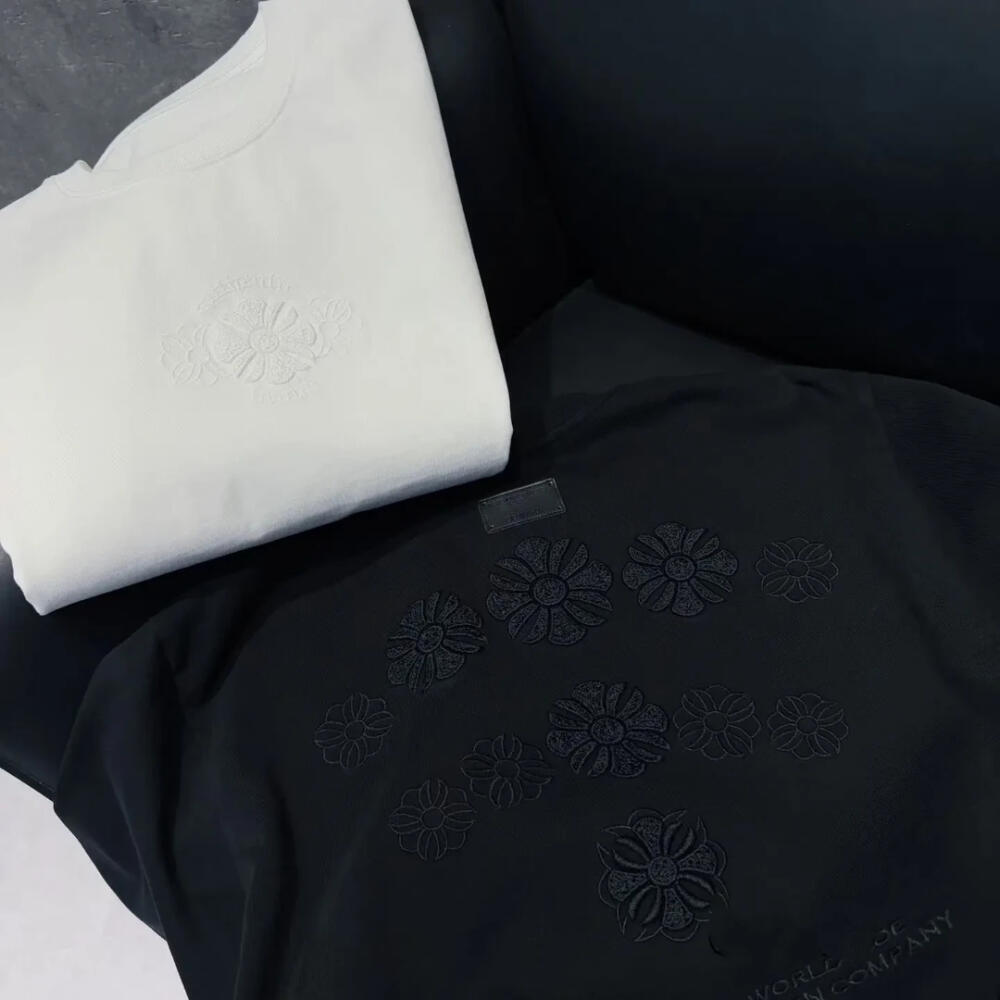 Cross Embroidered T-Shirt