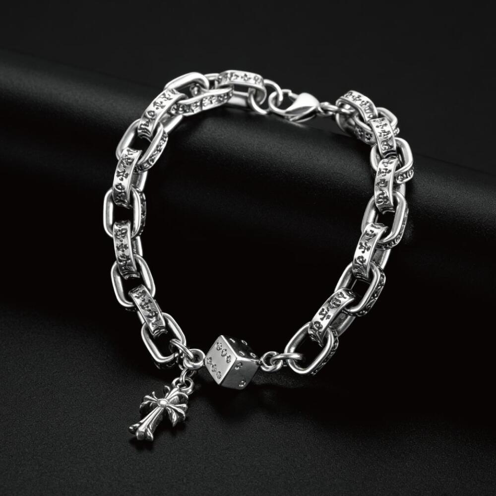 Dice & Cross Bracelet
