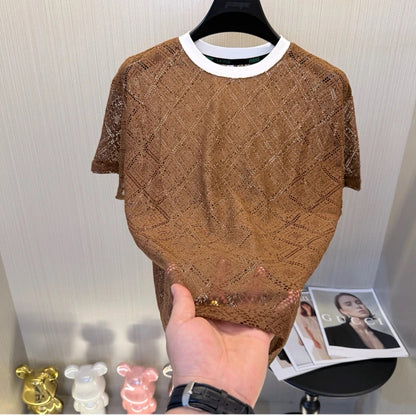 Grid Mesh T-shirt