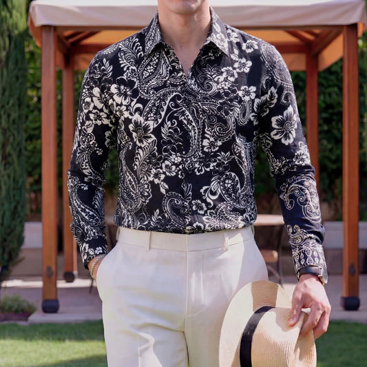 Flower Bush Print Shirt
