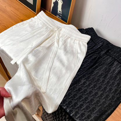 Subtle D‑Logo Casual Pants