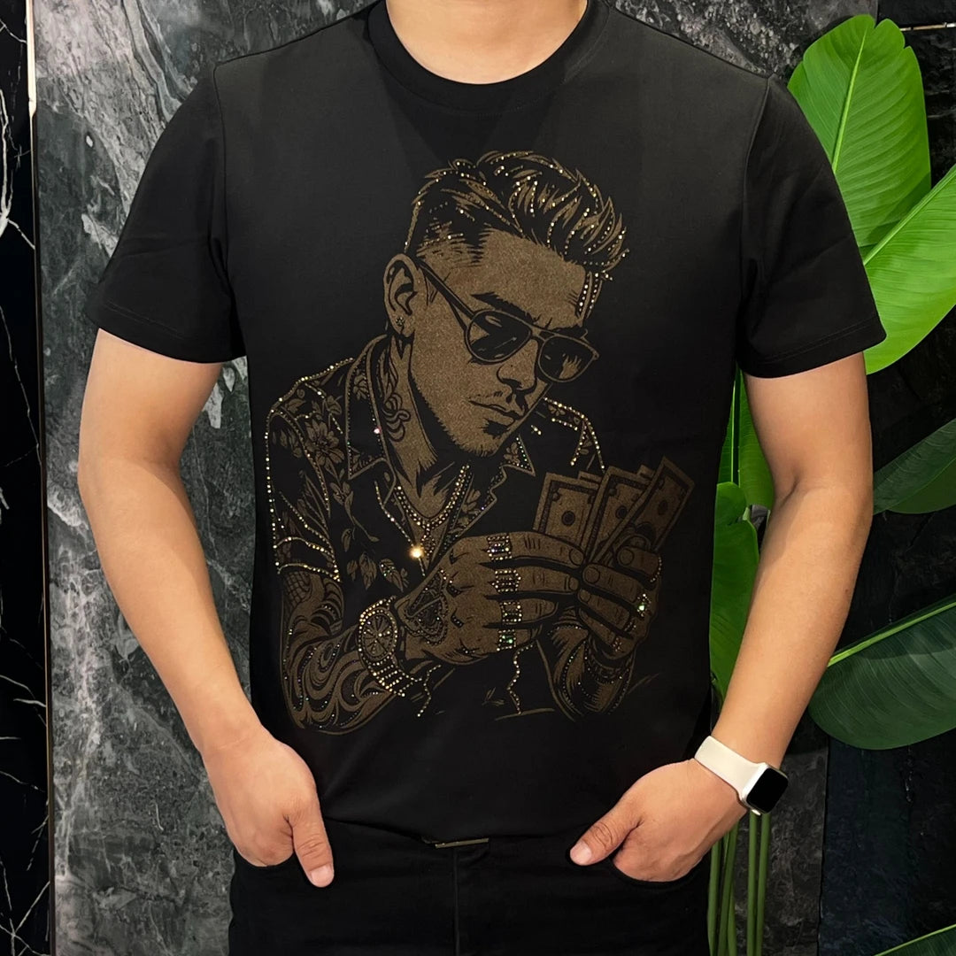 Men's Money Confident Printed T-Shirt