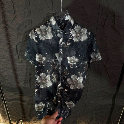 Lightweight White Floral Shirt