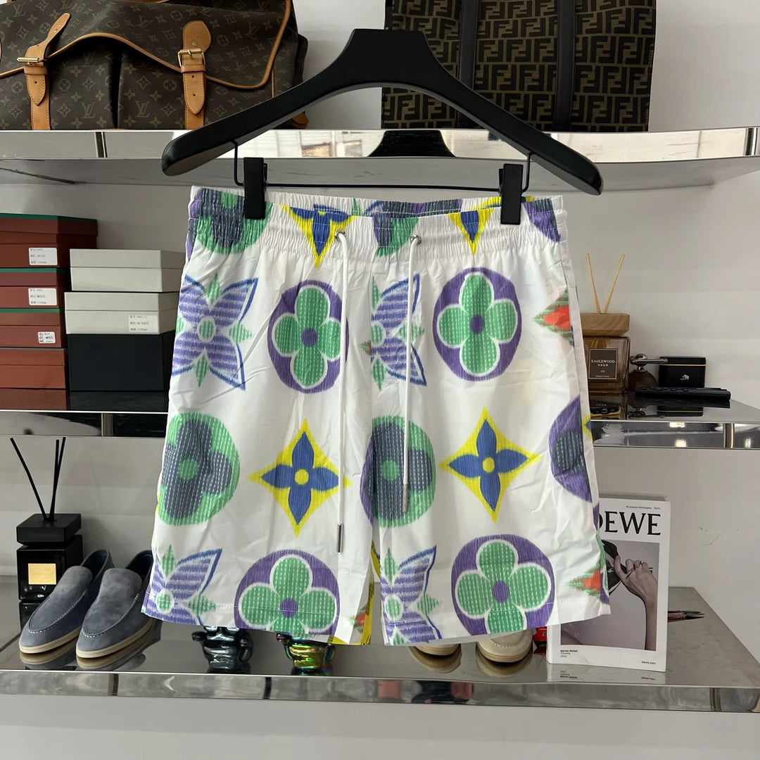Luxury Clover Pattern Shorts
