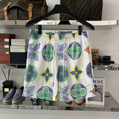 Luxury Clover Pattern Shorts