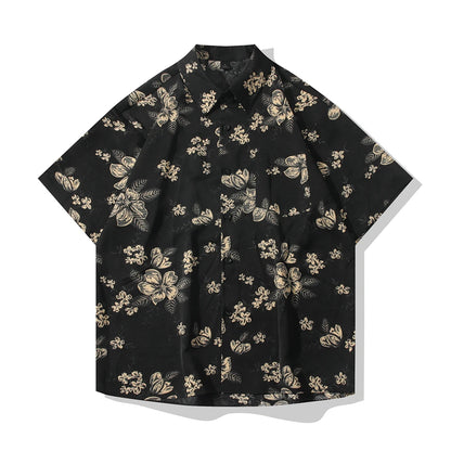Black Base Bold Floral Shirt