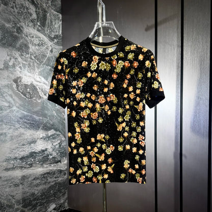Golden Rose Rhinestone T-Shirt