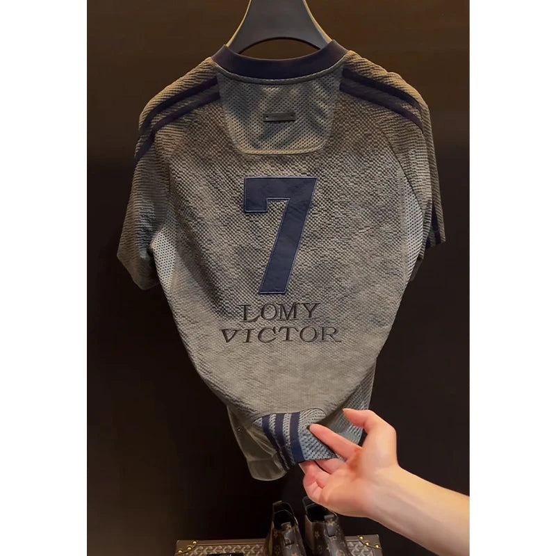 Number 7 Mesh T-Shirt