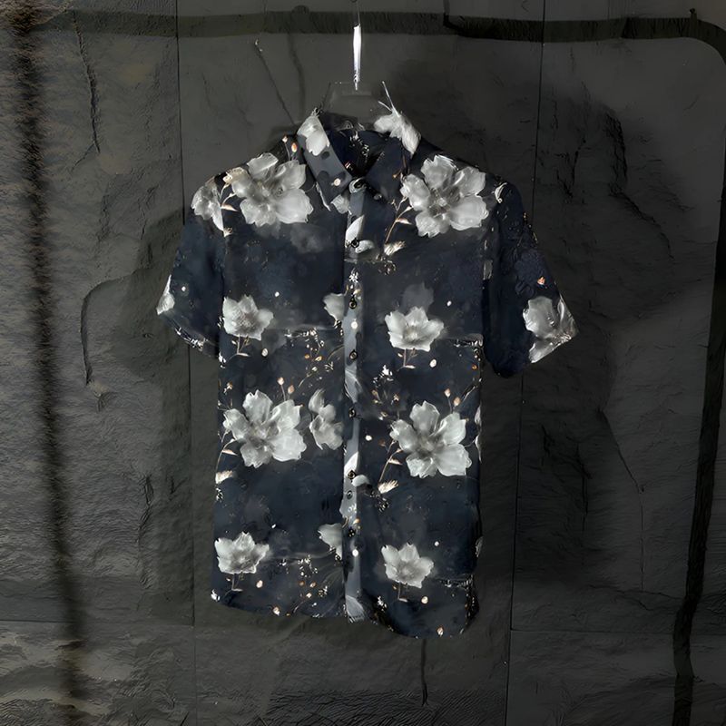 Lightweight White Floral Shirt