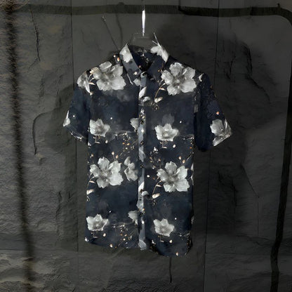 Lightweight White Floral Shirt