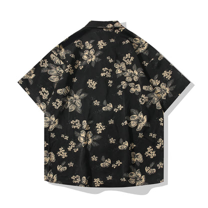 Black Base Bold Floral Shirt