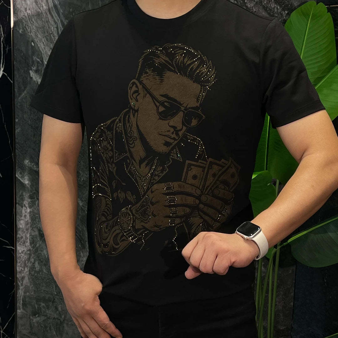 Men's Money Confident Printed T-Shirt