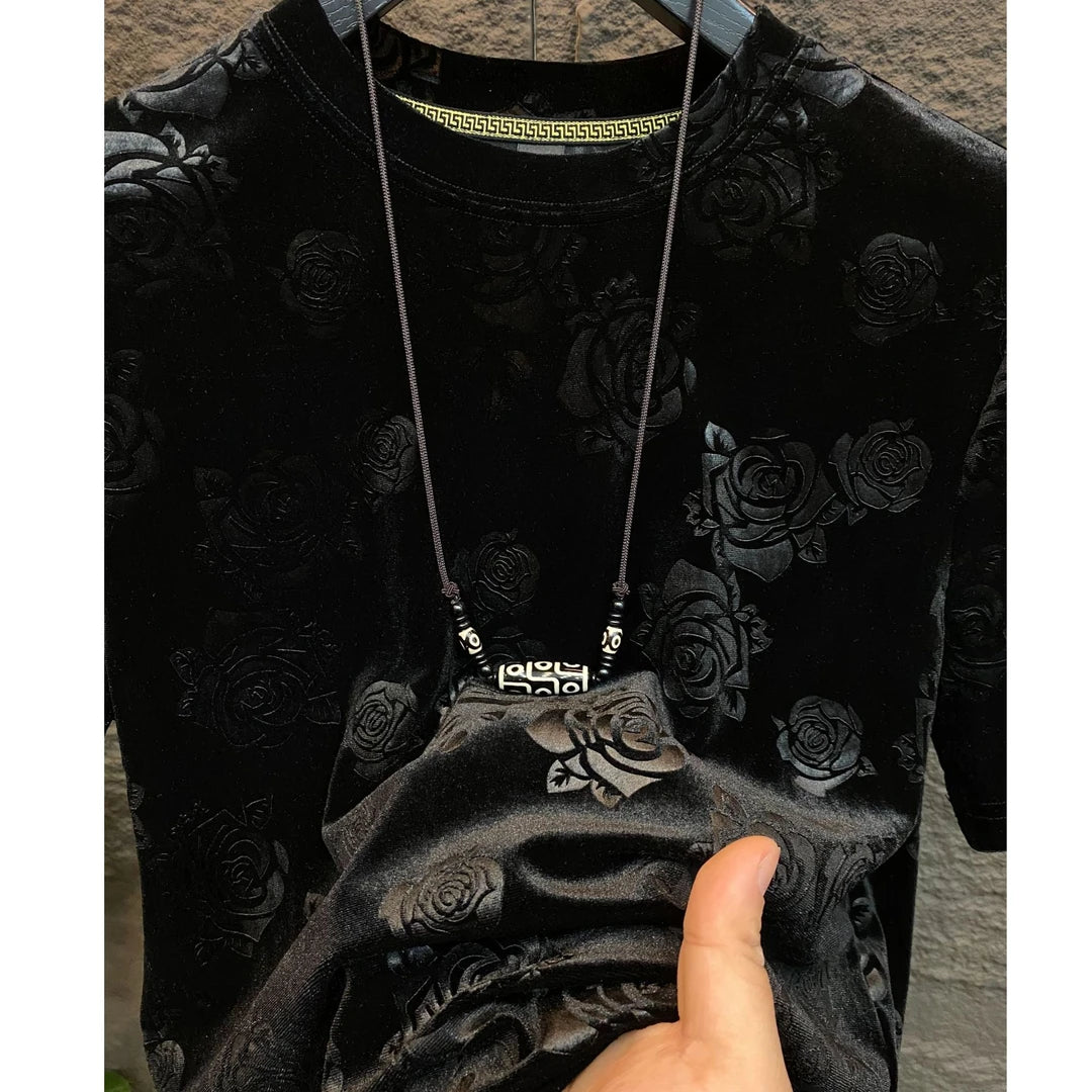 Rose Subtle Pattern T-Shirt