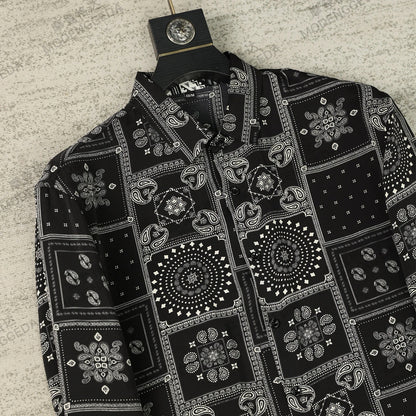 Retro Paisley Pattern Shirt