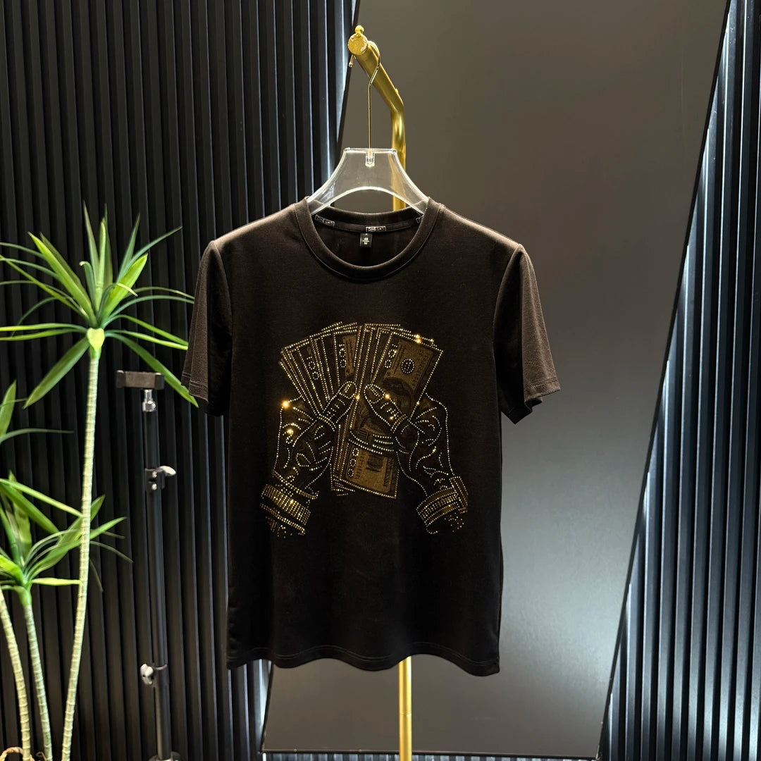 Wealth Prosperity Rhinestone T-Shirt
