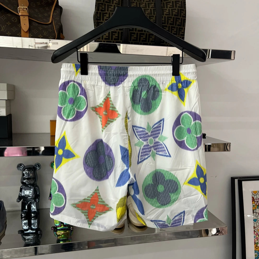 Luxury Clover Pattern Shorts