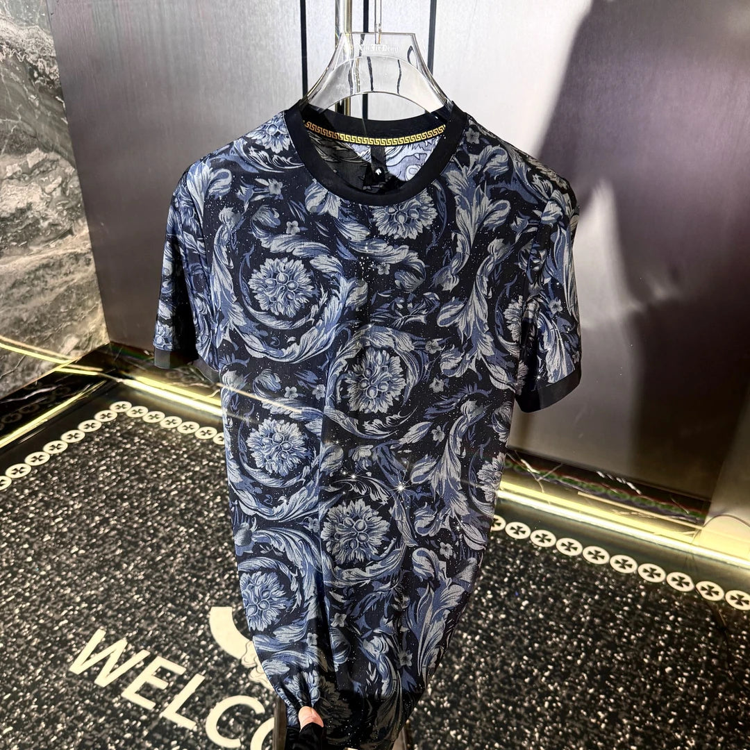 Grey Floral T-Shirt