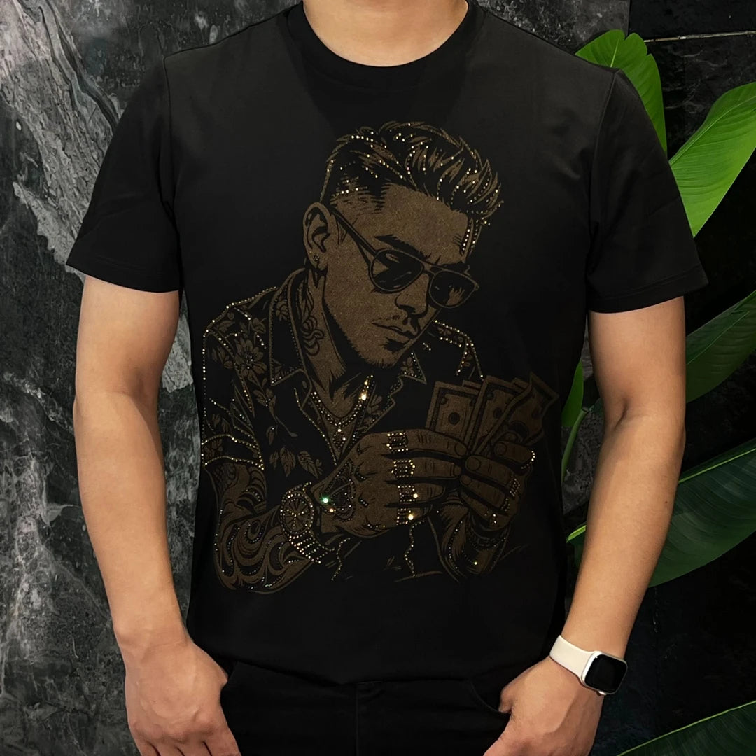 Men's Money Confident Printed T-Shirt