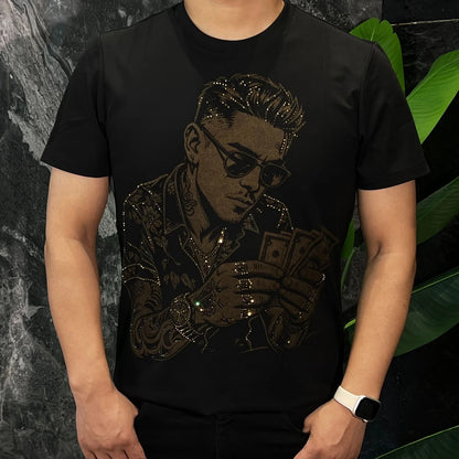 Men's Money Confident Printed T-Shirt