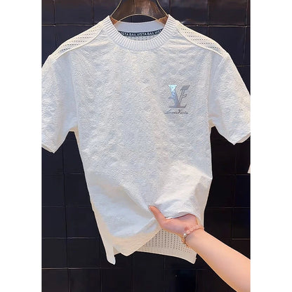 Gradient Heat Transfer Mesh T-Shirt