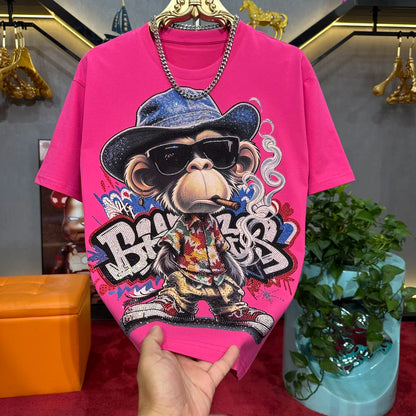 Monkey Rhinestone Shirt