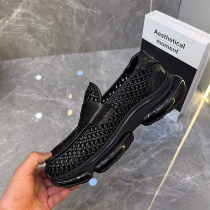 Woven Cushioned Breathable Casual Shoes