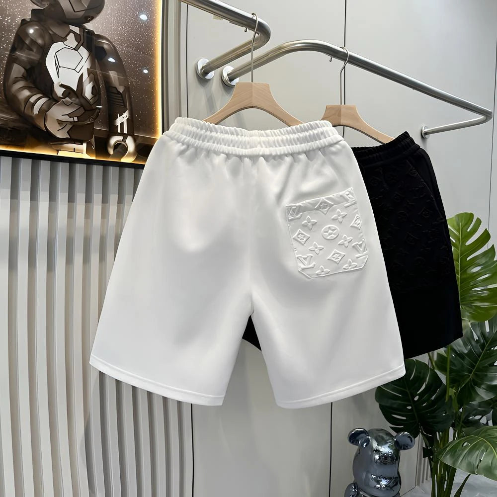 Diamond Embossed Shorts