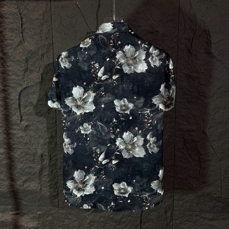 Lightweight White Floral Shirt