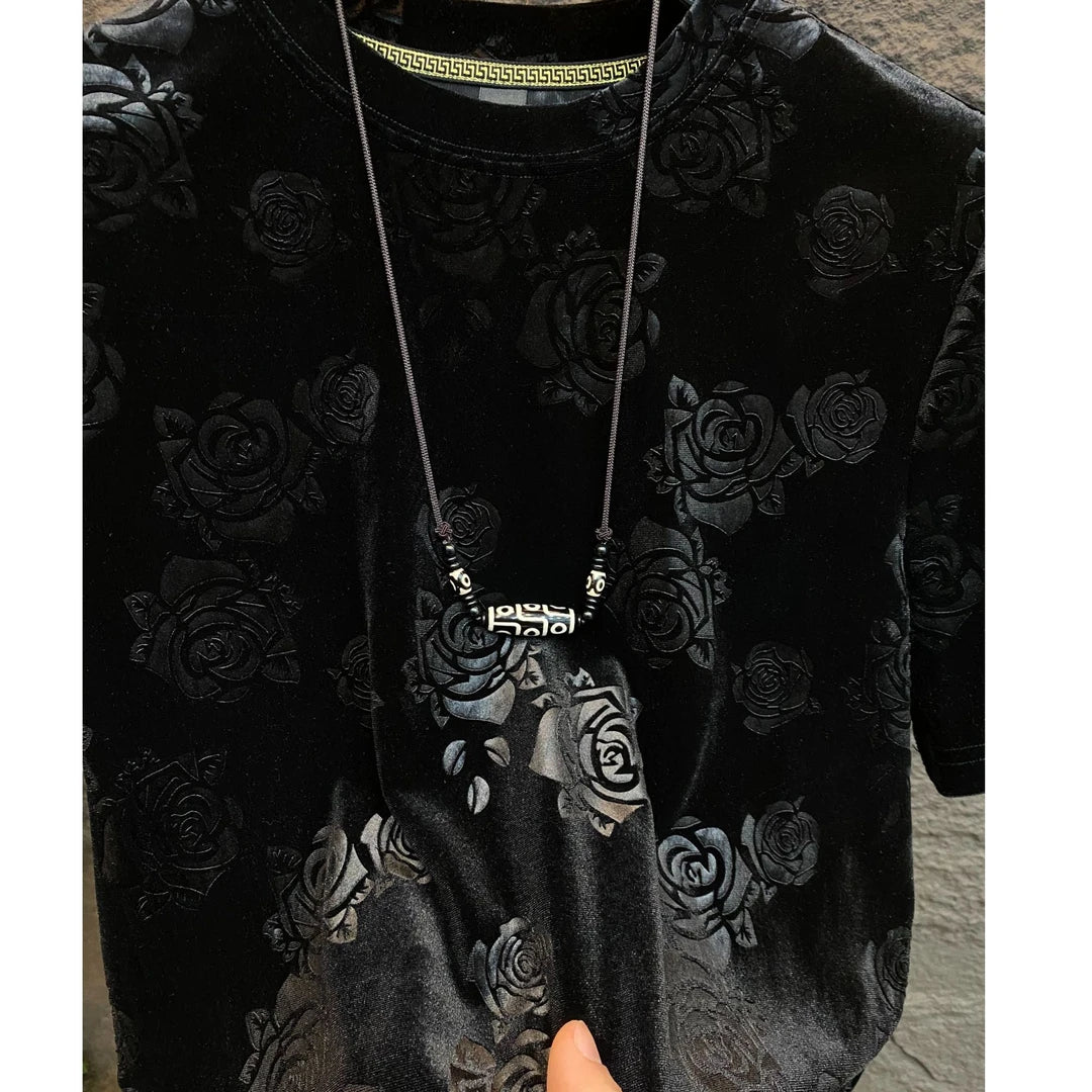 Rose Subtle Pattern T-Shirt