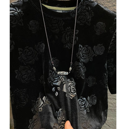 Rose Subtle Pattern T-Shirt