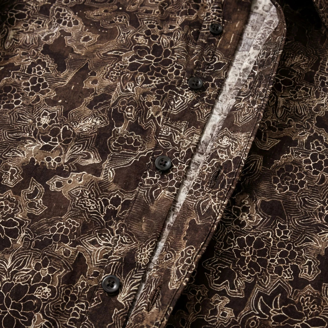 Premium Floral Emboss Texture Shirt