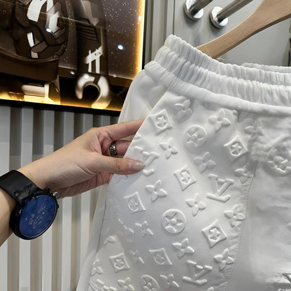 Diamond Embossed Shorts