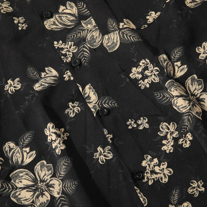 Black Base Bold Floral Shirt