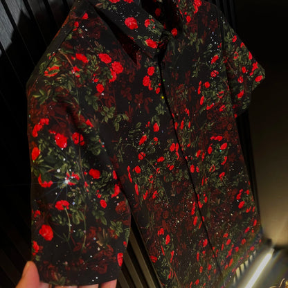 Rose Bouquet Rhinestone Shirt