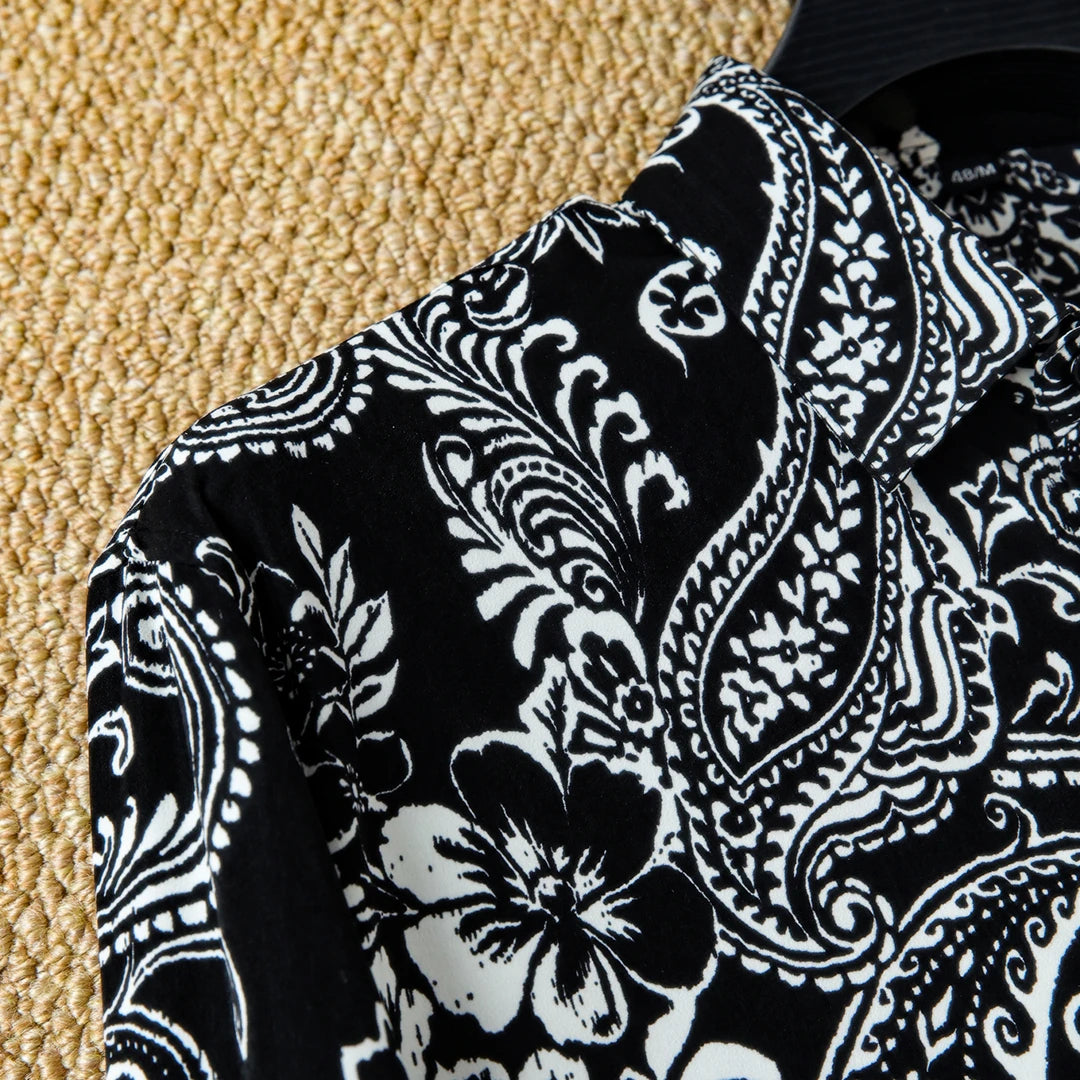Flower Bush Print Shirt