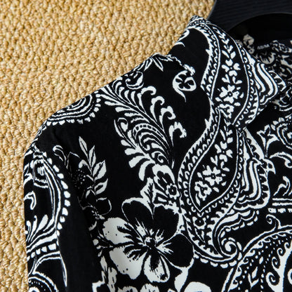 Flower Bush Print Shirt
