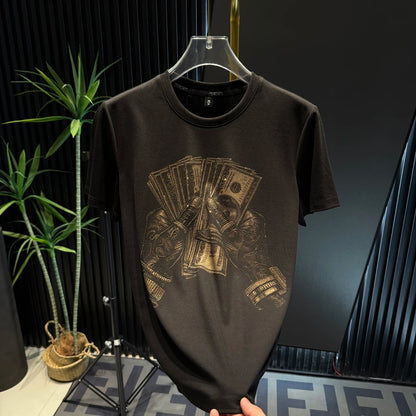 Wealth Prosperity Rhinestone T-Shirt