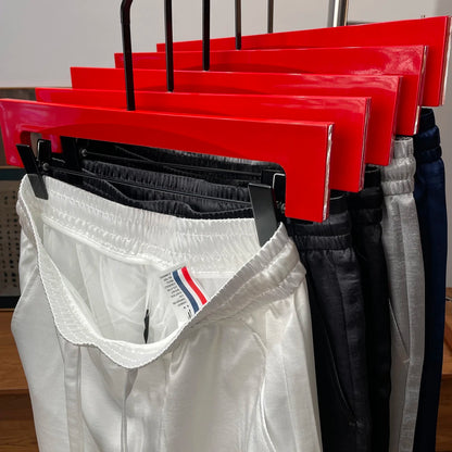 Solid Color High End Acetate Casual Pants