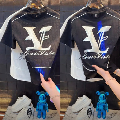 Gradient Heat Transfer Mesh T-Shirt