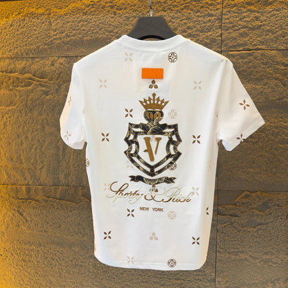 Luxury Four-Leaf Clover Crown Two-Piece Outfit