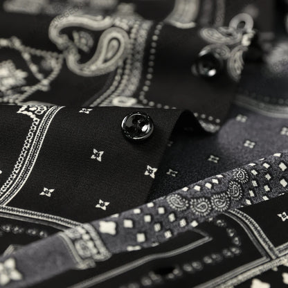 Retro Paisley Pattern Shirt