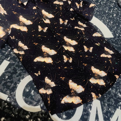 Golden Rhinestone Butterfly Shirt