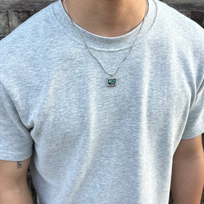Natural Abalone Shell Inlaid Pendant