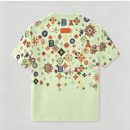 Classic Floral Graphic Print Casual T-Shirt