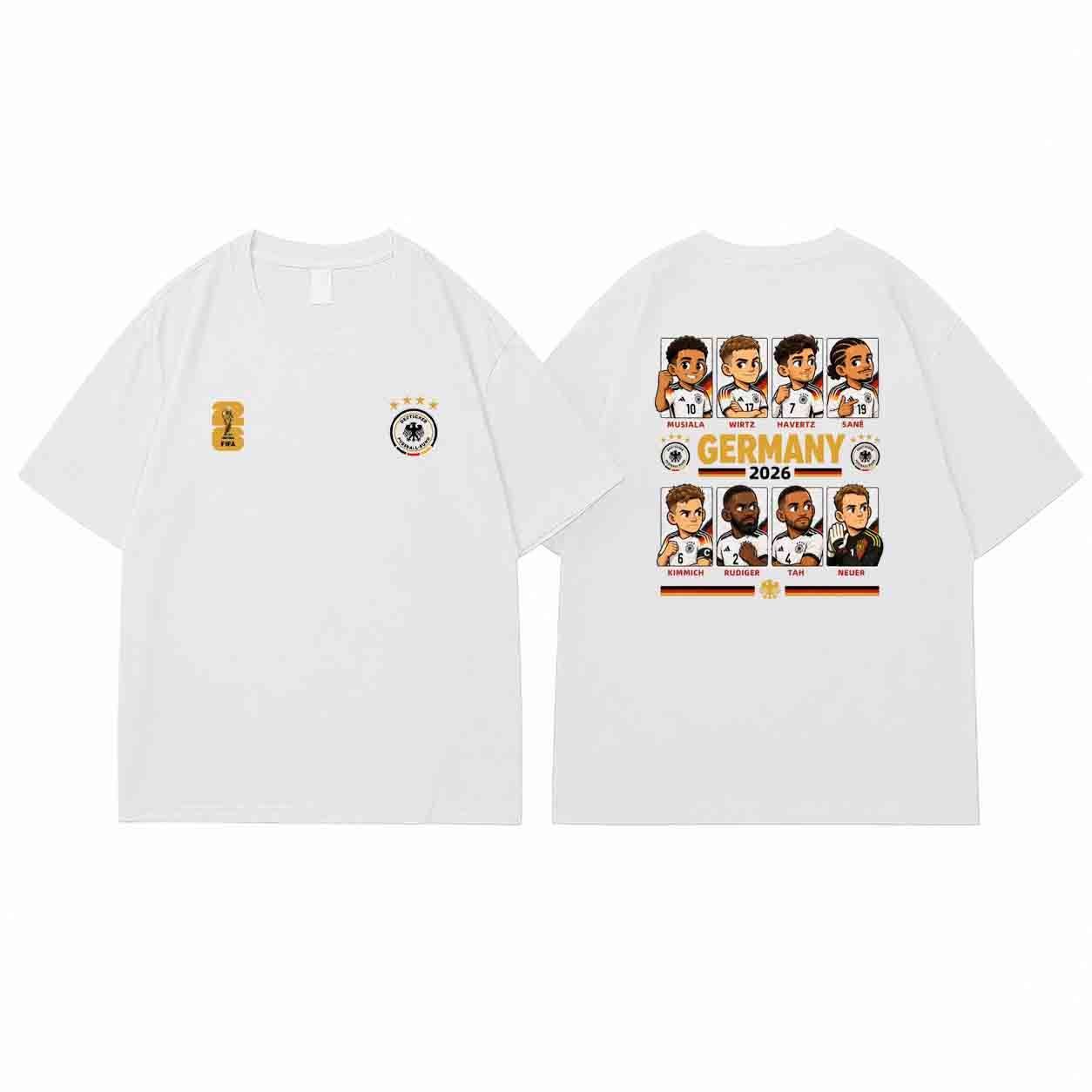 Cartoon Football Team T-Shirt